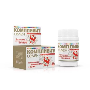 Купить: Компливит Селен + витамины и минералы 60 шт таблетки