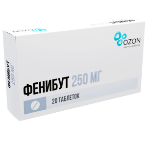 Купить: Фенибут 250 мг 20 шт таблетки