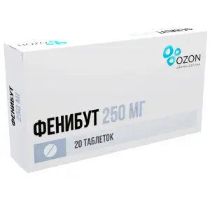 Купить Фенибут 250 мг 20 шт таблетки