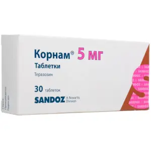 Купить Корнам 5 мг 30 шт таблетки