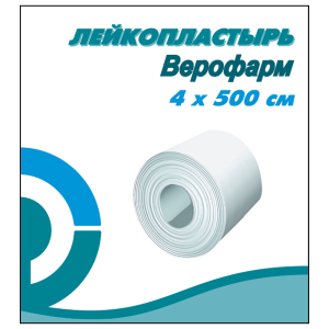 Купить: Верофарм 4 см x 500 см пластырь катушка