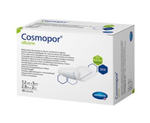 Купить: Cosmopor 7,2 см x 5 см 10 шт повязка стерильная силиконовая