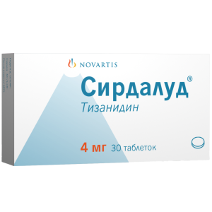 Купить: Сирдалуд 4 мг 30 шт таблетки