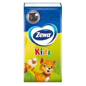 Купить: Zewa Kids 10 шт 10 х 10 платки носовые