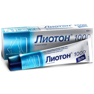 Купить: Лиотон 1000 100 г гель для наружного применения