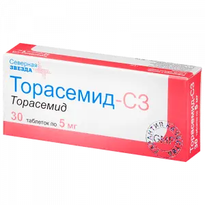 Купить Торасемид-СЗ 5 мг 30 шт таблетки