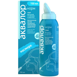 Купить: Аквалор Норм 150 мл спрей для промывания носа