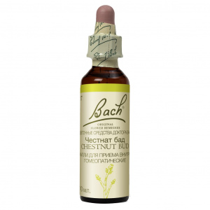 Купить: Капли баха №7 Честнат бад (Почки конского каштана) — неумение учиться на прошлых ошибках, 10мл
