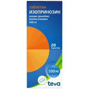 Купить Изопринозин 500 мг 20 шт таблетки
