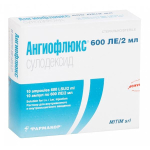 Купить: Ангиофлюкс 300 ЛЕ/мл 2 мл 10 шт раствор для внутривенного и внутримышечного введения