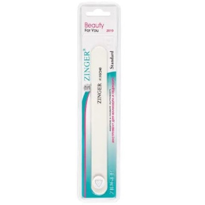Купить: Zinger USS-411 BFY пилка для ногтей прямая 180/120