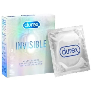 Купить: Durex Invisible 3 шт презервативы ультра тонкие