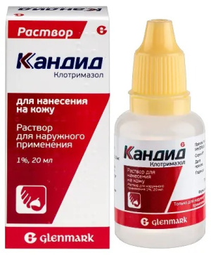 Купить: Кандид 1 % 20 мл раствор для наружного применения