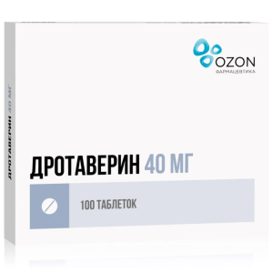 Купить: Дротаверин 40 мг 100 шт таблетки