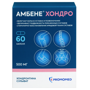 Купить: Амбене Хондро 500 мг 60 шт капсулы