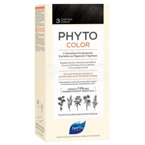 Купить: Phyto color №3 (темный шатен) краска для волос