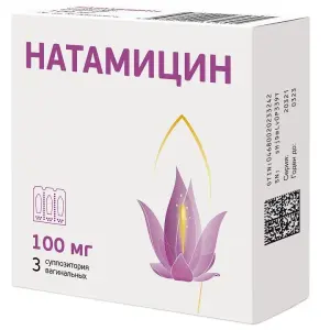 Купить Натамицин 100 мг 3 шт суппозитории вагинальные