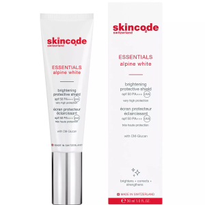 Купить: Skincode Essentials Alpine White SPF 50+ 30 мл крем осветляющий защитный