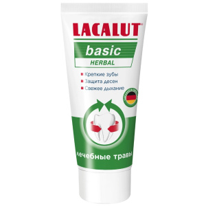Купить: Lacalut Basic Herbal 65 г паста зубная