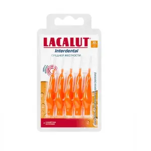 Купить Lacalut Interdental 5 шт ёршики цилиндрические размер XS 0,8 мм