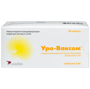 Купить: Уро-Ваксом 6 мг 90 шт капсулы