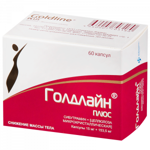 Купить: Голдлайн Плюс 15 мг + 153,5 мг 60 шт капсулы