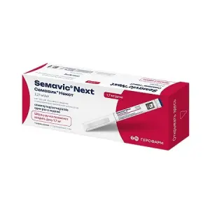 Купить Семавик Некст 1,7 мг/мл 3 мл 1 шт раствор для подкожного введения шприц-ручка + иглы 4 шт