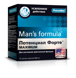 Купить: Man's formula Потенциал Форте Maximum 15 шт капсулы