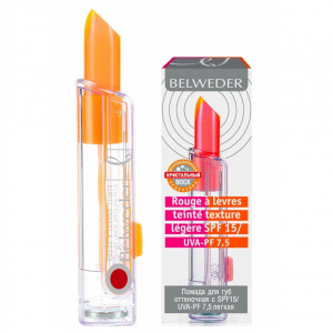 Купить: Belweder помада для губ 4г SPF 15/UVA-PF 7,5 оттеночная легкая