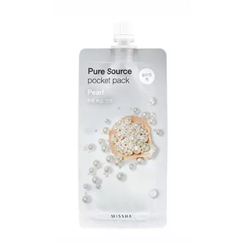Купить Missha Pure Source Pocket Pack 10 мл маска для лица увлажняющая с эктрактом жемчуга