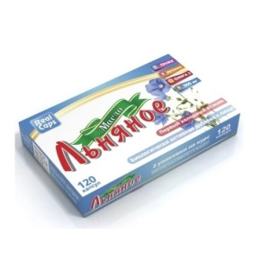 Купить: Масло Льняное Реалкапс 250 мг 120 шт капсулы