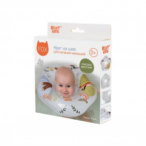 Купить: Roxy Kids круг надувной на шею для купания малышей fox