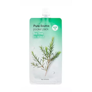 Купить: Missha Pure Source Pocket Pack 10 мл маска для лица с экстрактом чайного дерева