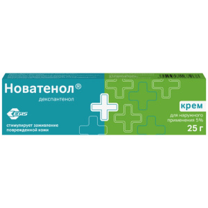 Купить: Новатенол 5% 25 г крем