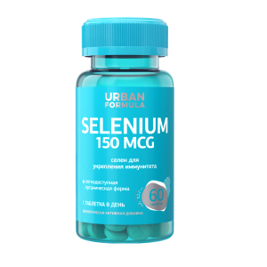 Купить: Urban Formula Selenium 150 мкг 60 шт таблетки