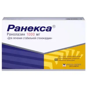 Купить Ранекса 1000 мг 60 шт таблетки с пролонгированным высвобождением покрытые пленочной оболочкой