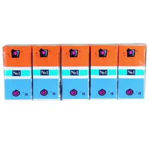 Купить Bella 100 шт (10 упаковок) платочки бумажные носовые 2х-слойные