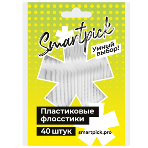 Купить: Smartpick 40 шт флосстики пластиковые