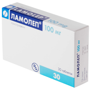 Купить: Ламолеп 100 мг 30 шт таблетки