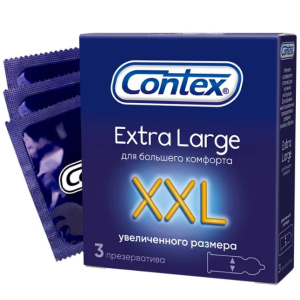 Купить: Contex Extra Large 3 шт презервативы увеличенного размера