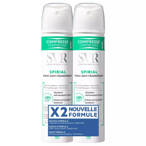 Купить: SVR Spirial Spray Anti-transpirant 75 мл 2 шт спрей-антиперспирант растительный