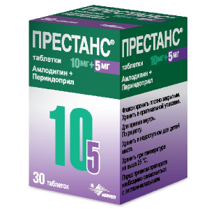 Купить: Престанс таб 5мг+10мг №30 