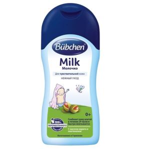 Купить: Bubchen 200 мл молочко нежный уход для чувствительной кожи 0+