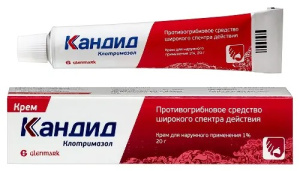 Купить: Кандид 1% 20 г крем для наружного применения