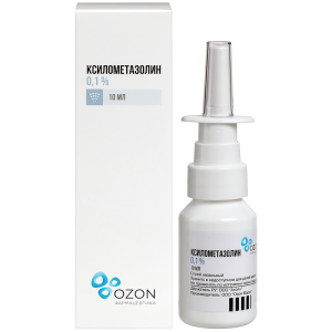 Купить: Ксилометазолин 0,1 % 10 мл спрей назальный
