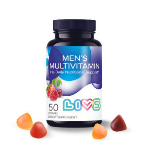 Купить: LIVS Комплекс мультивитаминов для мужчин 50 шт мармеладные пастилки со вкусом фруктов и ягод