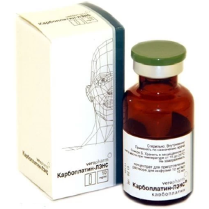 Купить: Карбоплатин-ЛЭНС 10 мг / мл 45 мл концентрат для приготовления раствора для инфузий флакон