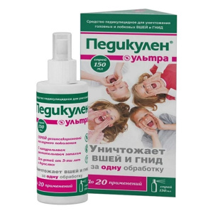 Купить: Педикулен Ультра 150 мл спрей