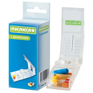 Купить: Таблетница пилюля с делителем