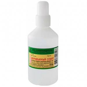 Купить: Муравьиный спирт 1,4 % 100 мл раствор спиртовой для наружного применения